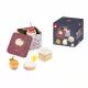 Dinette enfant, set cuisine jouet en bois, pâtisseries, coffret + 4 gâteaux, jouet imitation pour enfant dès 3 ans JANOD