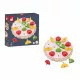 Dinette bois, set cuisine jouet, tarte aux fruits, 14 accessoires, jeu encastrement, jouet imitation bébé enfant dès 2 ans JANOD