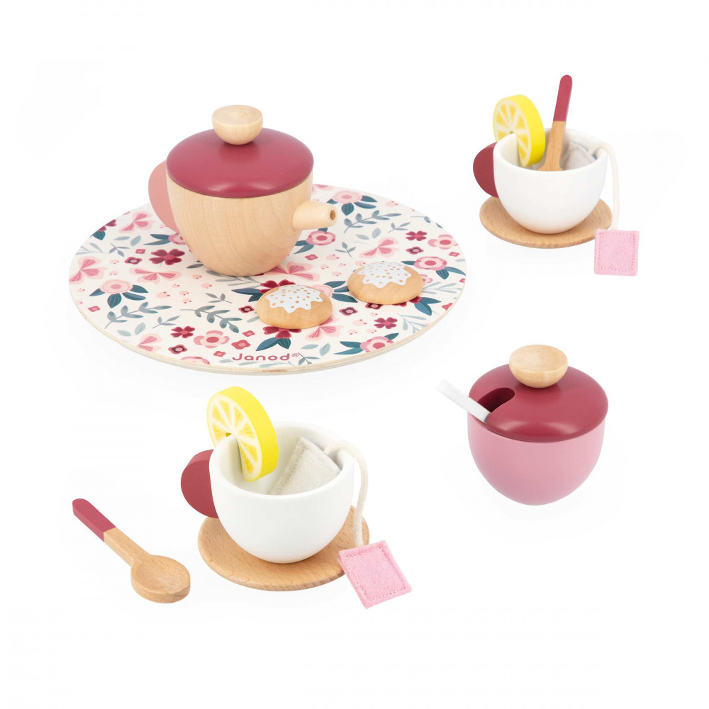 Jeu encastrement : Accessoires cuisine bois - Tarte aux fruits - Janod