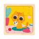 Lot 3 puzzles Trio en bois bébé, puzzles 9 pièces animaux, FSC, motricité bébé enfant dès 18 mois JANOD