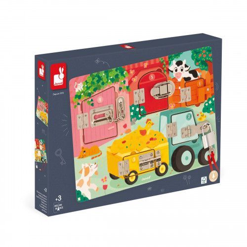 Puzzle en bois - Puzzle animaux en bois et construction enfant – L