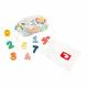 Puzzle en bois et carton bébé, puzzles 10 pièces FSC, chiffres et animaux, motricité enfant dès 2 ans JANOD
