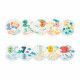 Puzzle en bois et carton bébé, puzzles 10 pièces FSC, chiffres et animaux, motricité enfant dès 2 ans JANOD