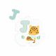 Puzzles bébé en bois et carton, puzzle 28 pièces, lettres alphabet et animaux, motricité enfant dès 2 ans JANOD