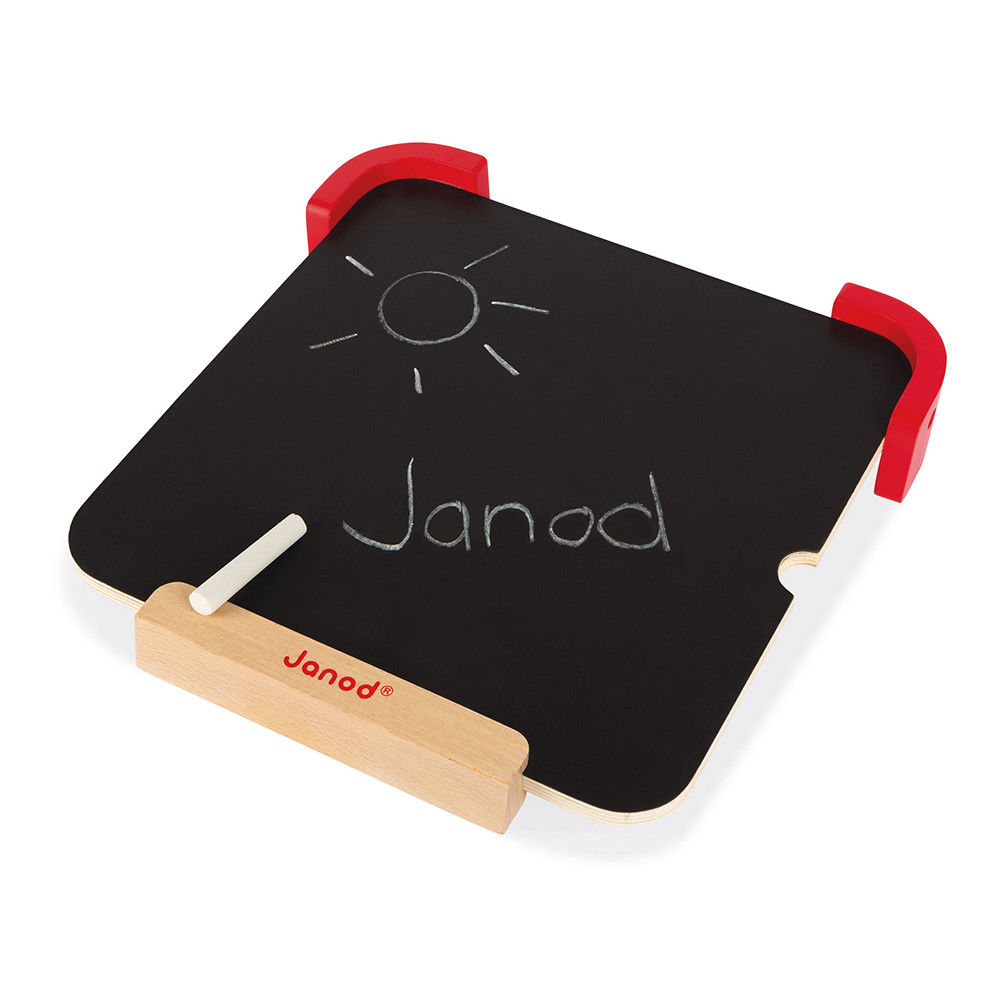 Janod Aprendo Los Colores | Caballete Magnético De Madera | 10 Tarjetas Y 42 Imanes | Juguete Educativo De 2 A 5 Años