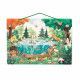 Tableau magnétique enfant, puzzle éducatif 70 magnets, nature animaux, avec poster, FSC, pour enfant dès 5 ans JANOD et WWF