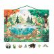 Tableau magnétique enfant, puzzle éducatif 70 magnets, nature animaux, avec poster, FSC, pour enfant dès 5 ans JANOD et WWF