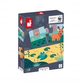 Puzzle Animaux Les Empreintes - Partenariat WWF®