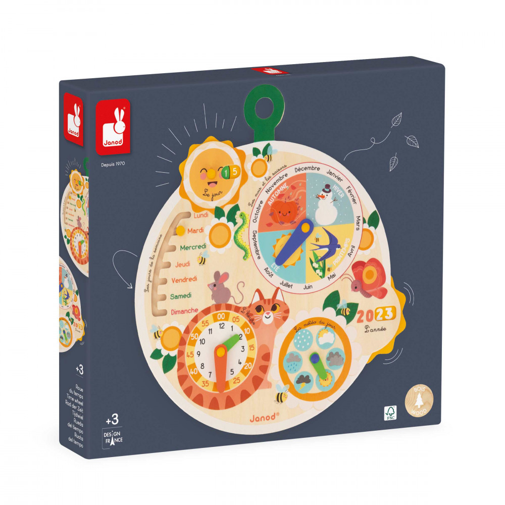 Pyramide Ronde Les Animaux De La Forêt Multicolore - JANOD