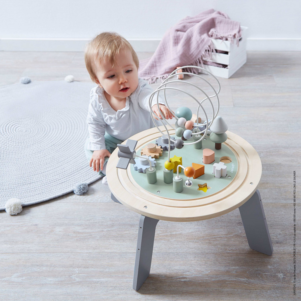 Sweet Cocoon Activity Table Manipulation & stackers Janod J04402