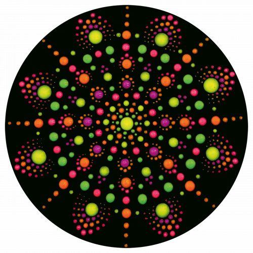 Coffret loisir créatif DOTS PAINTING, kit créatif peinture avec instructions Hachette x JANOD