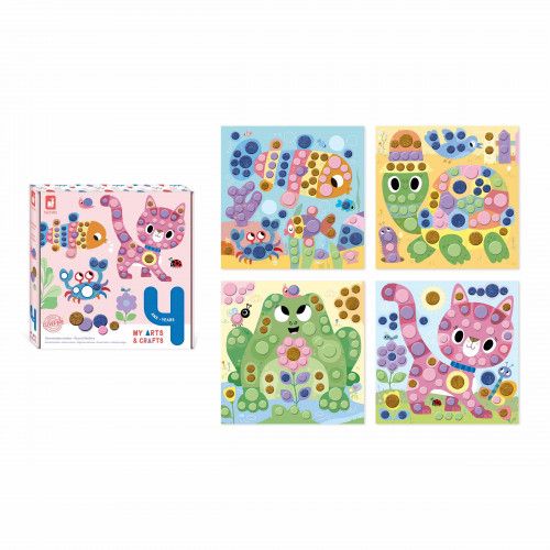 Peinture enfant Janod Gommettes rondes pour 4 ans