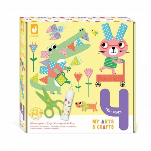 Loisir créatif découpage et collage pour enfant dès 4 ans, kit créatif maternelle Hachette x JANOD