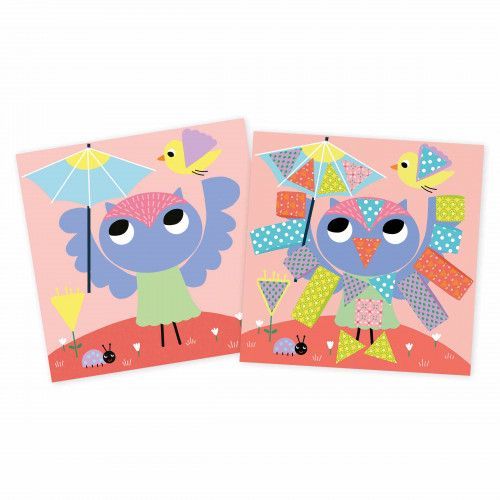 Loisir créatif découpage et collage pour enfant dès 4 ans, kit créatif maternelle Hachette x JANOD