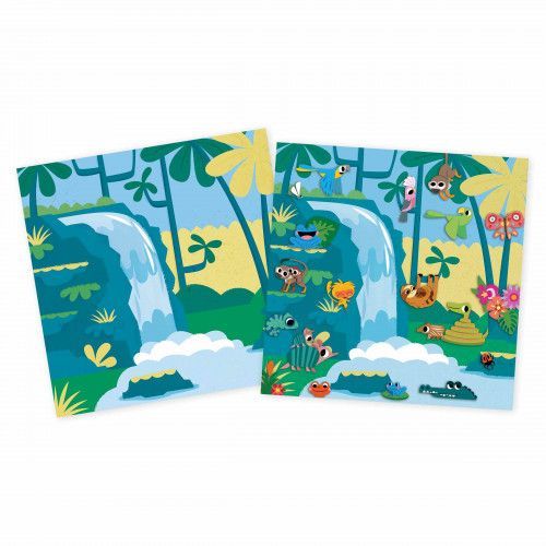 Gommettes et décors Jungle 5 ans : My Arts & Crafts - Janod - BCD