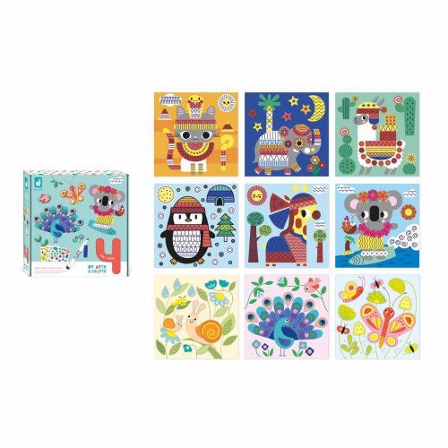 Coffret Multi-activités 9 créations 4 ans : My Arts & Crafts - Janod