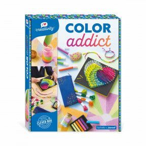 Kit creativo - Colorear mandalas y rotuladores fluorescentes Animales :  Pintura por Números y coloreado Janod - J07949