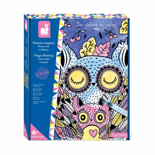 Loisir créatif peinture pour enfant dès 6 ans, thème univers des rêves, kit créatif Hachette x JANOD