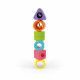 Puzzle 6 cubes sensoriels en bois, motricité éveil toucher, multicolore, pour enfant à partir de 12 mois JANOD
