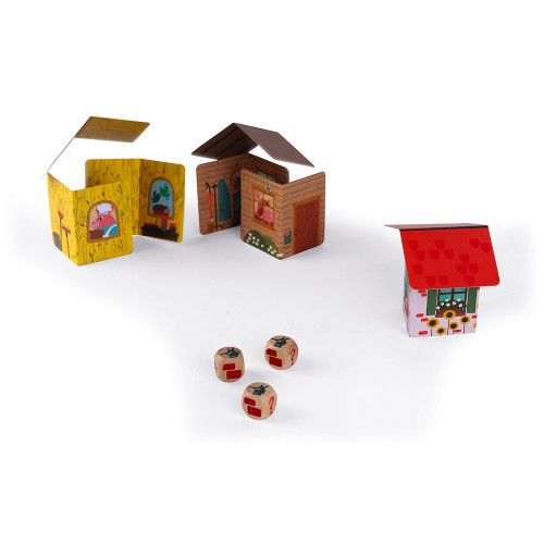 Jeu d'Adresse - Piggy Story (bois et carton)