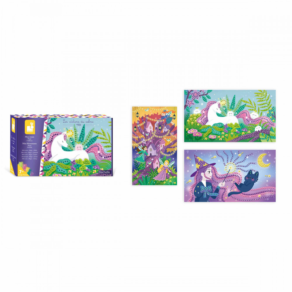 Coffret créatif - Strass, enfant 7 ans - Kit Ateliers du Calme - Janod