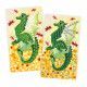 Loisir créatif pour enfant dès 6 ans, activité sequins, thème dragons, kit créatif Les Ateliers du Calme Hachette x JANOD