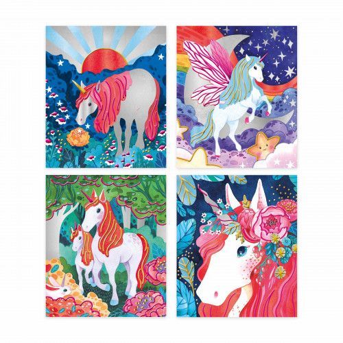 Peinture enfant : Activité manuelle licorne facile, enfant 7 ans - Janod