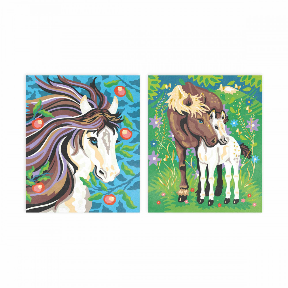 YALKIN Dipingi Con I Numeri Per Adulti – Kit 40x50cm Con Colori Acrilici E 6 Tele Senza Cornice