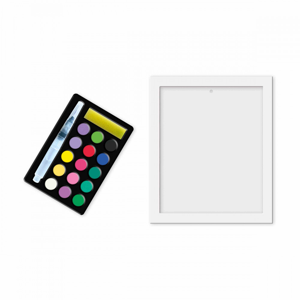 Painting By Numbers Watercolour Butterflies "Les Ateliers du Calme