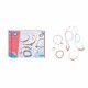 Loisir créatif enfant dès 6 ans, activité bijoux, 6 bijoux fleurs en perles, kit créatif Les Ateliers Bijoux Hachette x JANOD