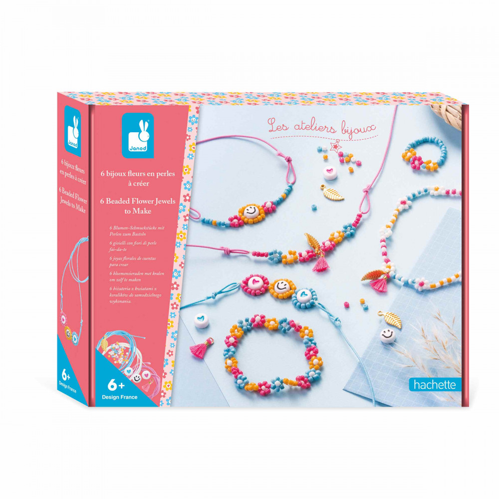 13 Pieces Of Pop Bead Jewellery And A Loom : Les Ateliers Bijoux & beads - J07999 13 Pieces Of Pop Bead Jewellery And A Loom : Les Ateliers Bijoux & beads - J07999