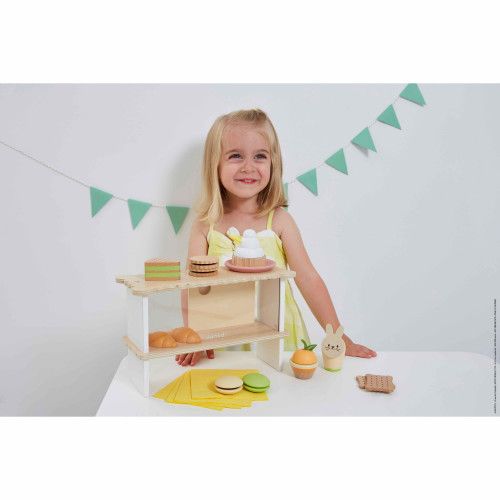 Stand glaces bois - Jouet imitation marchande, enfant 3 ans Janod