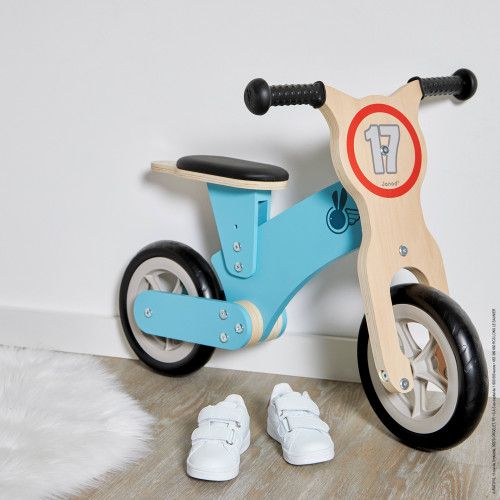 Draisienne scooter en bois FSC® - vert, Jouet