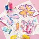 Coffret loisir créatif FLOWER POWER, kit créatif peinture et pouring avec instructions Hachette x JANOD