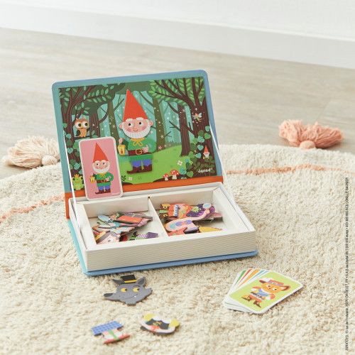 Magnéti'book Contes, 30 magnets, magnétique, aimants, histoires, éveil pour enfant à partir de 3 ans JANOD