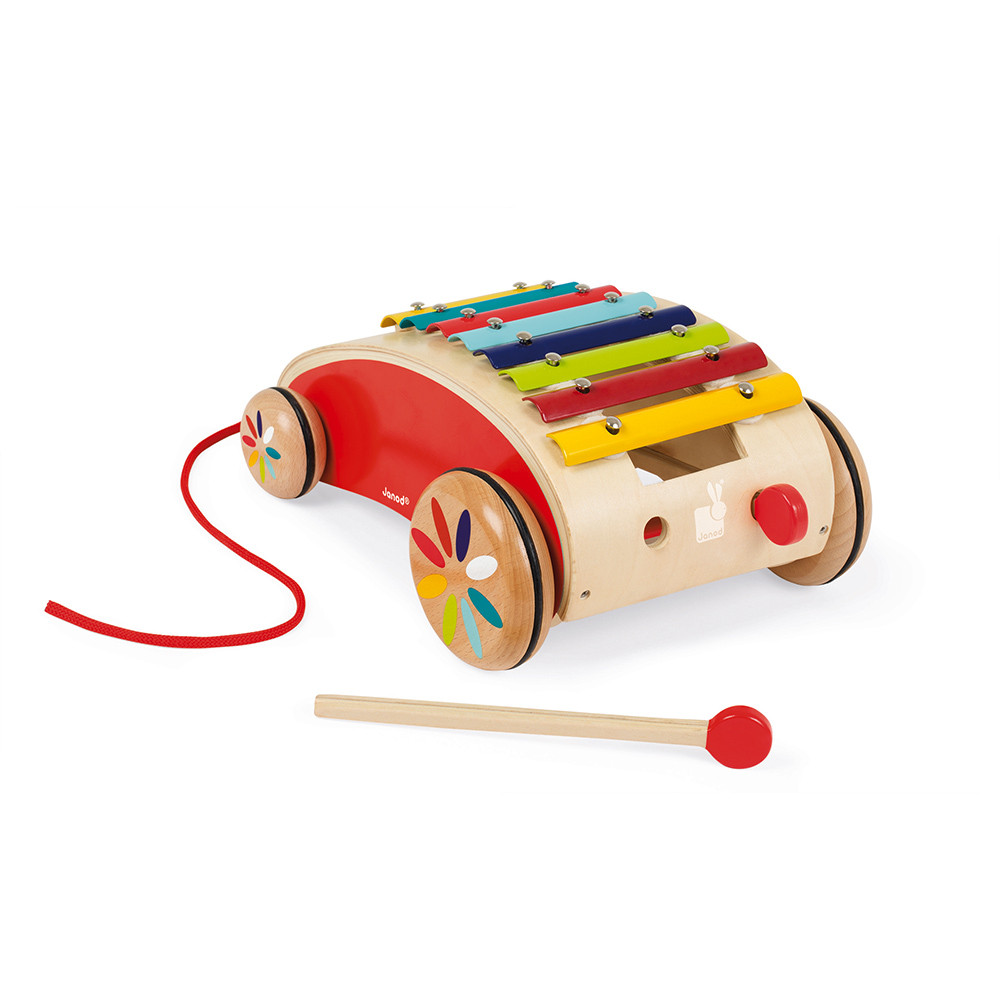 XylophonWagen Zum Ziehen Musik Spielzeuge Janod J05380 Musik