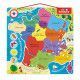 Puzzle France Magnétique en bois 93 magnets - Nouvelles régions 2016 carte géographie enfant à partir de 7 ans