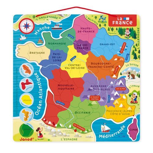 Carte De France Magnétique Janod