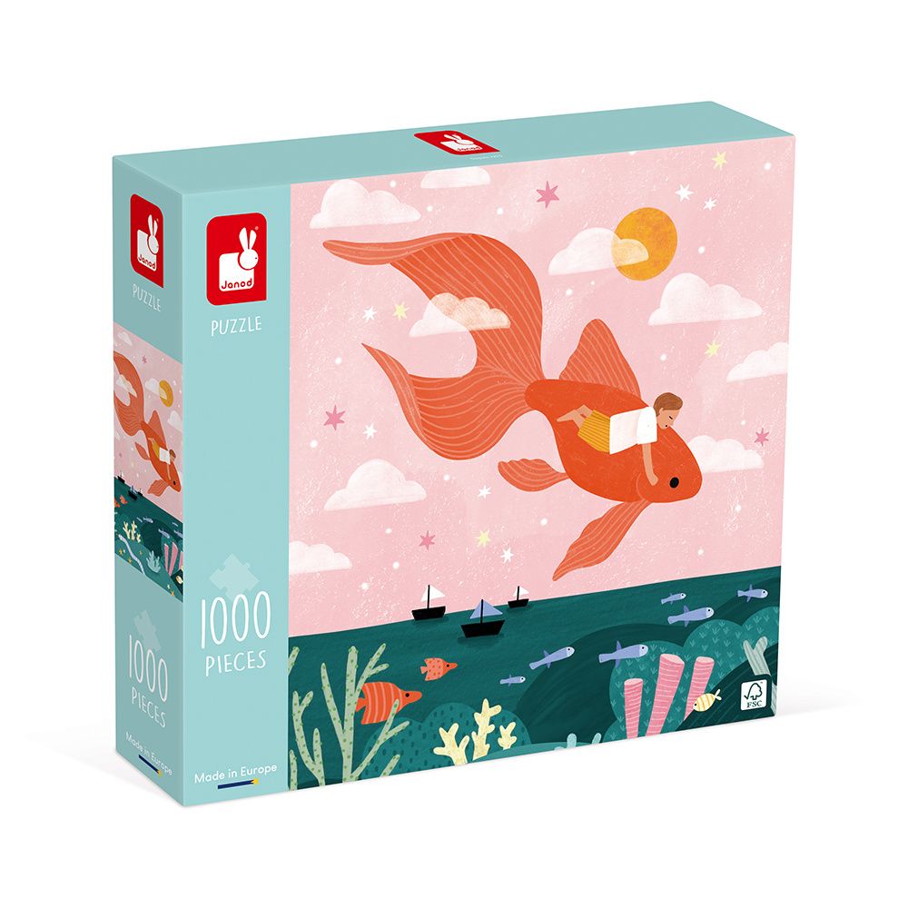 Puzzle Rêve en Mer 1000 pièces : Puzzles 500 à 2000 pièces Janod