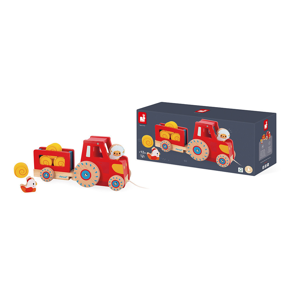 Janod Pull-Along Tractor main image 0