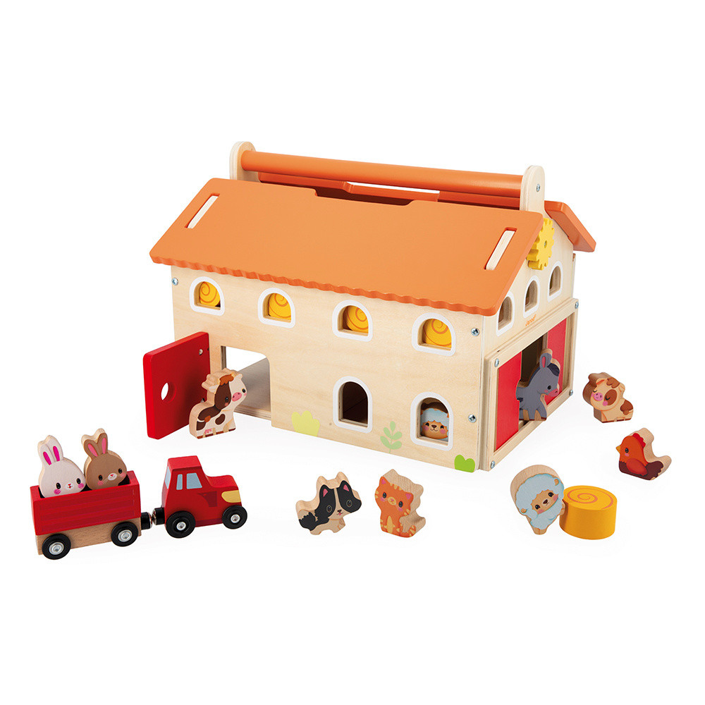 Granja Juguete Granja De Juguete DeAO - Con Animales, Tractor Y Valla, +3 Años La Granja De Zenon