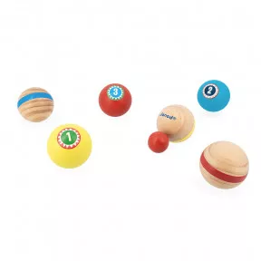 Organic Baby Ball Toy Set  Rattles - Football, Baseball