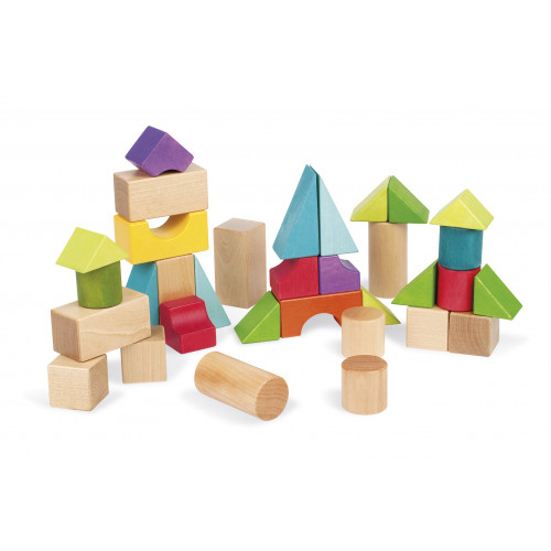 janod walker buggy with blocks