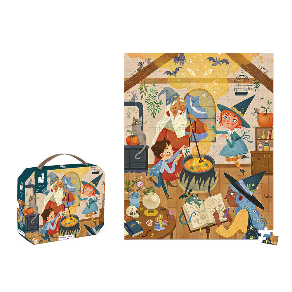 Puzzle Mágico 200 piezas : Puzles de 150 a 499 piezas Janod - J02548 ...