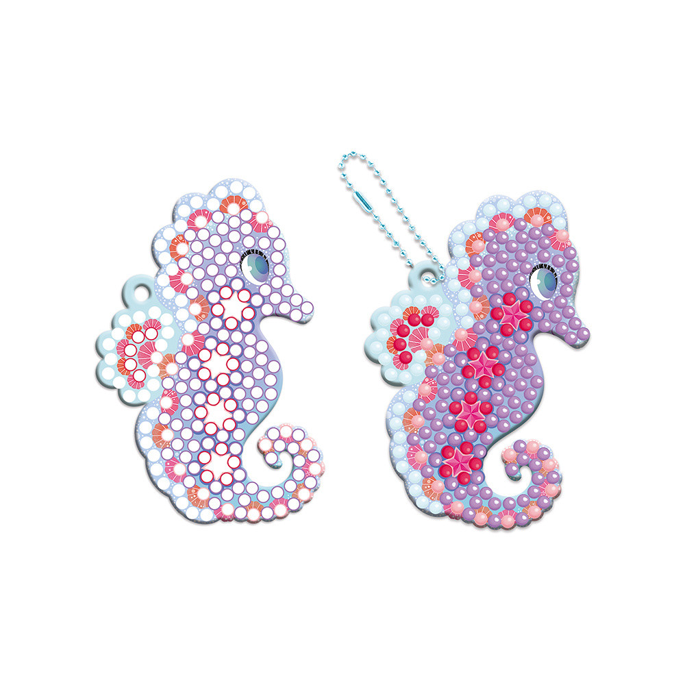 Ochen Key Rings Magic Ocean - 3 Diamond Key Rings : Glitter, Golden foil-stamping ...