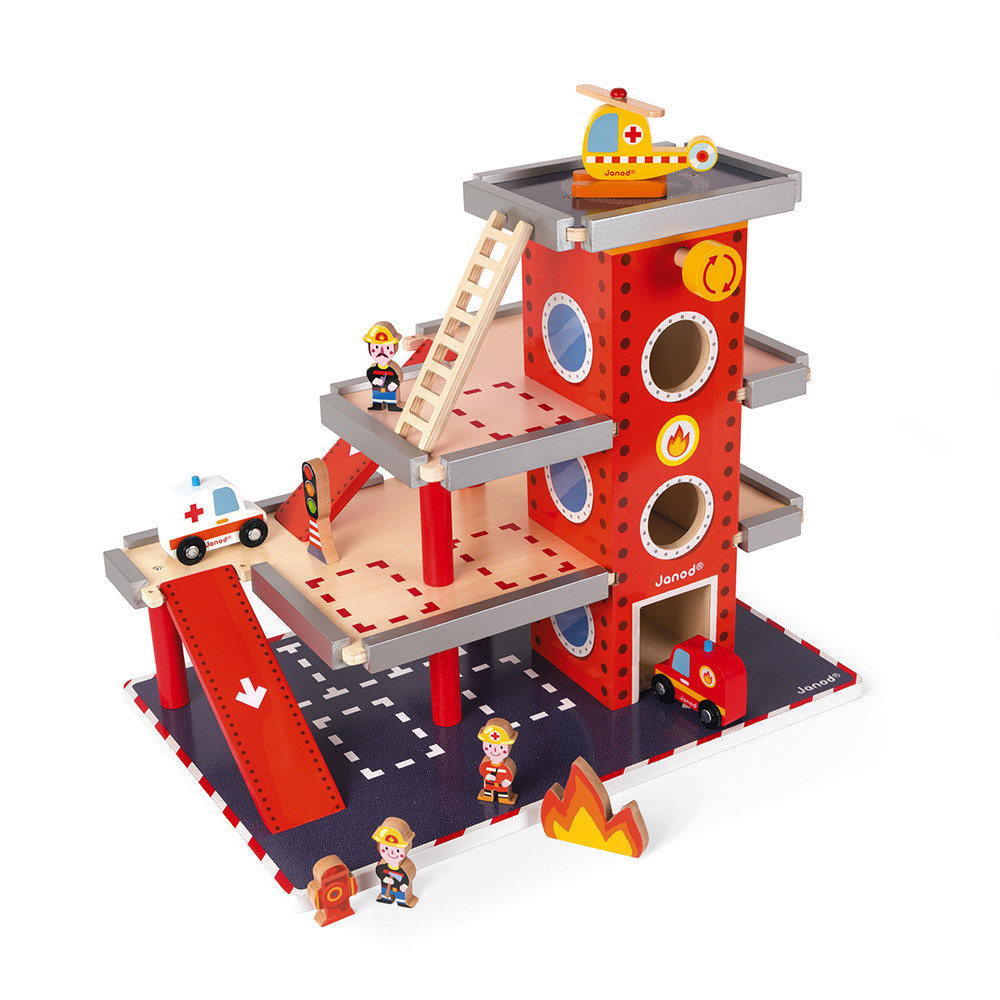 Feuerwehrstation Kleinkinder Spielzeug Fördert die Kreativität Fantasie 