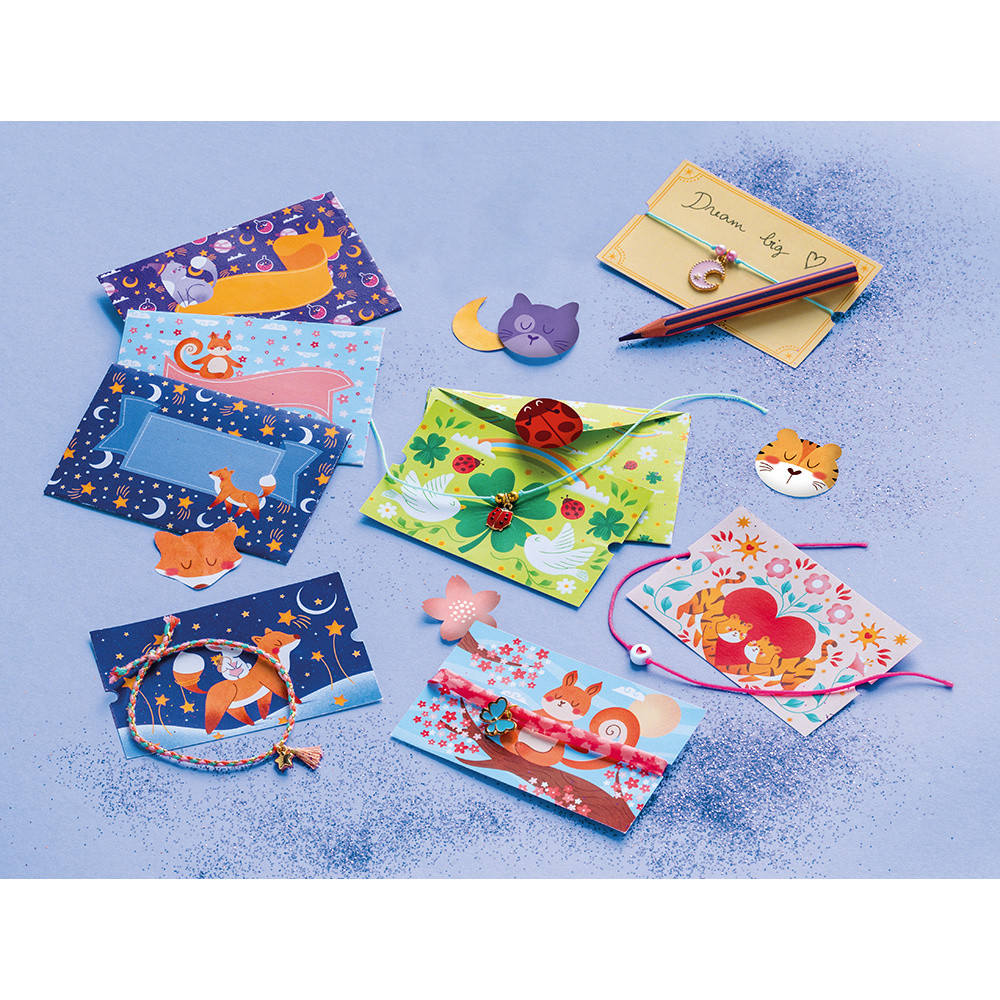 Janod Set Bracciali Dell'Amicizia Multifilo Fai-da-Te, Attività Creativa Bambini 8+, J07931