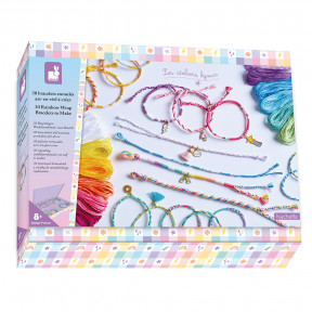 30 pulseras envolventes de arcoíris