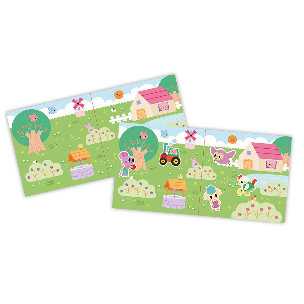 Stickers repositionnables Stick Story thème savane - Maildor Maildor