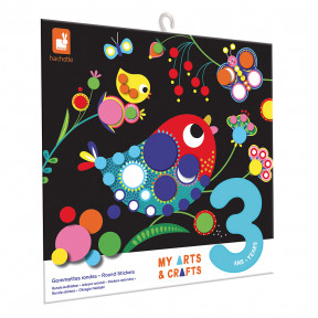 Creative Gift Box Round Stickers - 3 years